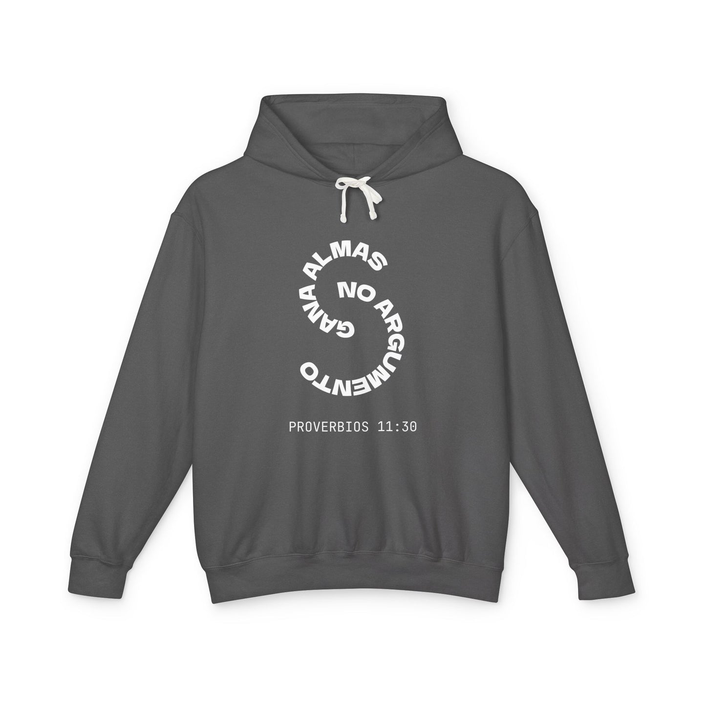 Proverbios 11:30 "Gana Almas, No Argumentos" Hoodie — 100% Cotton Spanish Faith Sweatshirt
