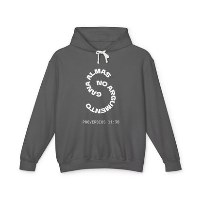 Proverbios 11:30 "Gana Almas, No Argumentos" Hoodie — 100% Cotton Spanish Faith Sweatshirt