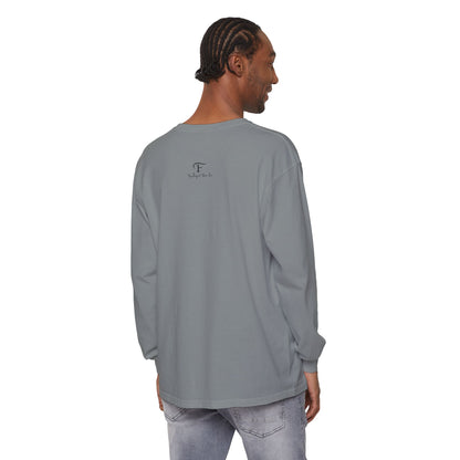 Jeremiah 17:7 'Blessed Is the One Who Trusts in the Lord' 100% Cotton Red Letters Long Sleeve Tee