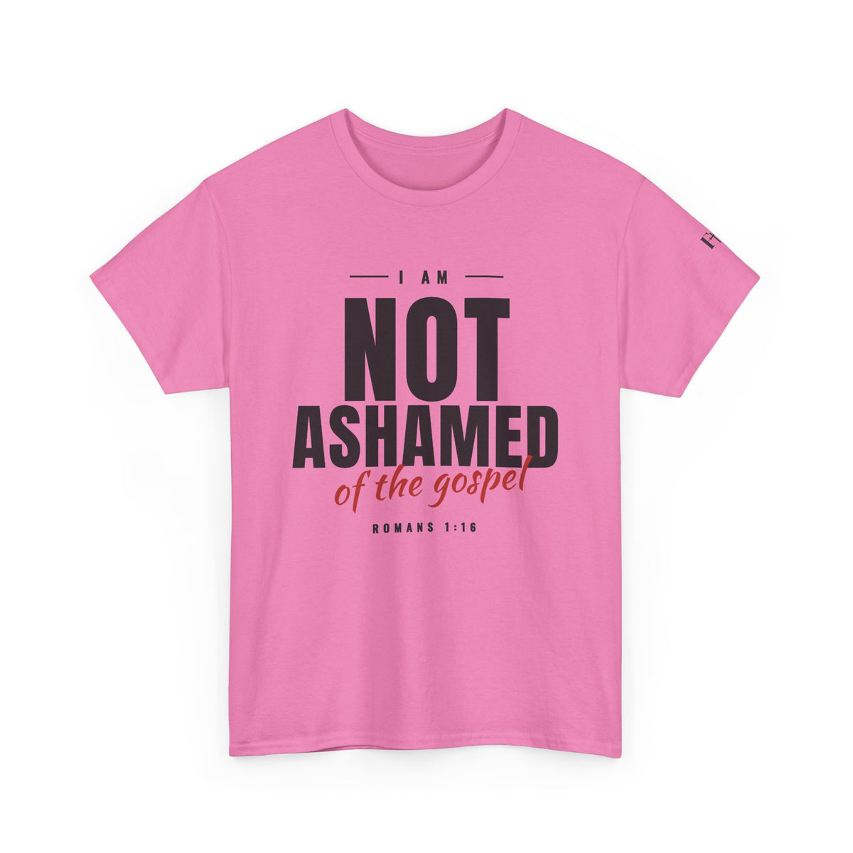 Not Ashamed of the Gospel Christian Faith T-Shirt