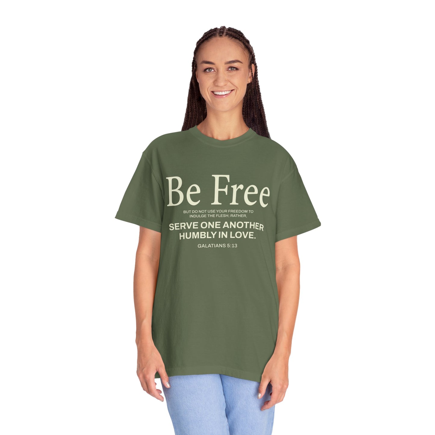 Be Free "Galatians 5:13" Beige
