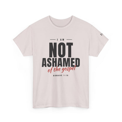 Not Ashamed of the Gospel Christian Faith T-Shirt