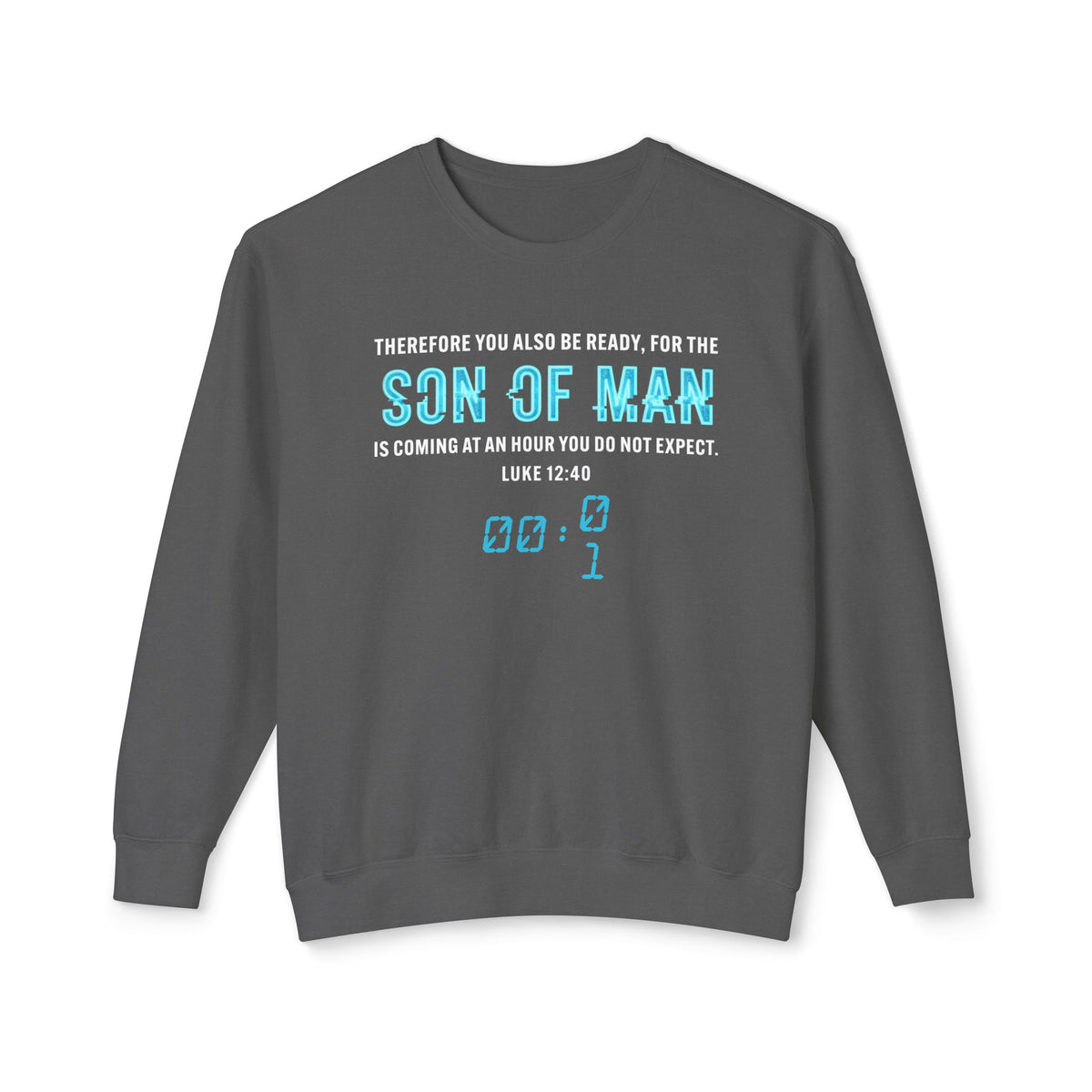 Son of Man is Coming Cotton T‑Shirt — Christian Faith Graphic Sweatshirt