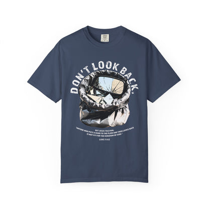 Don't Look Back Luke 9:62 T-Shirt — Inspirational Bible Verse Tee