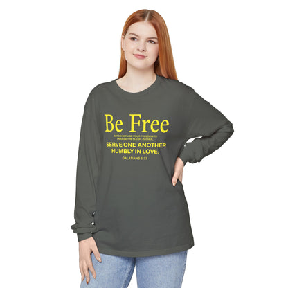 Be Free "Galatians 5:13" Yellow