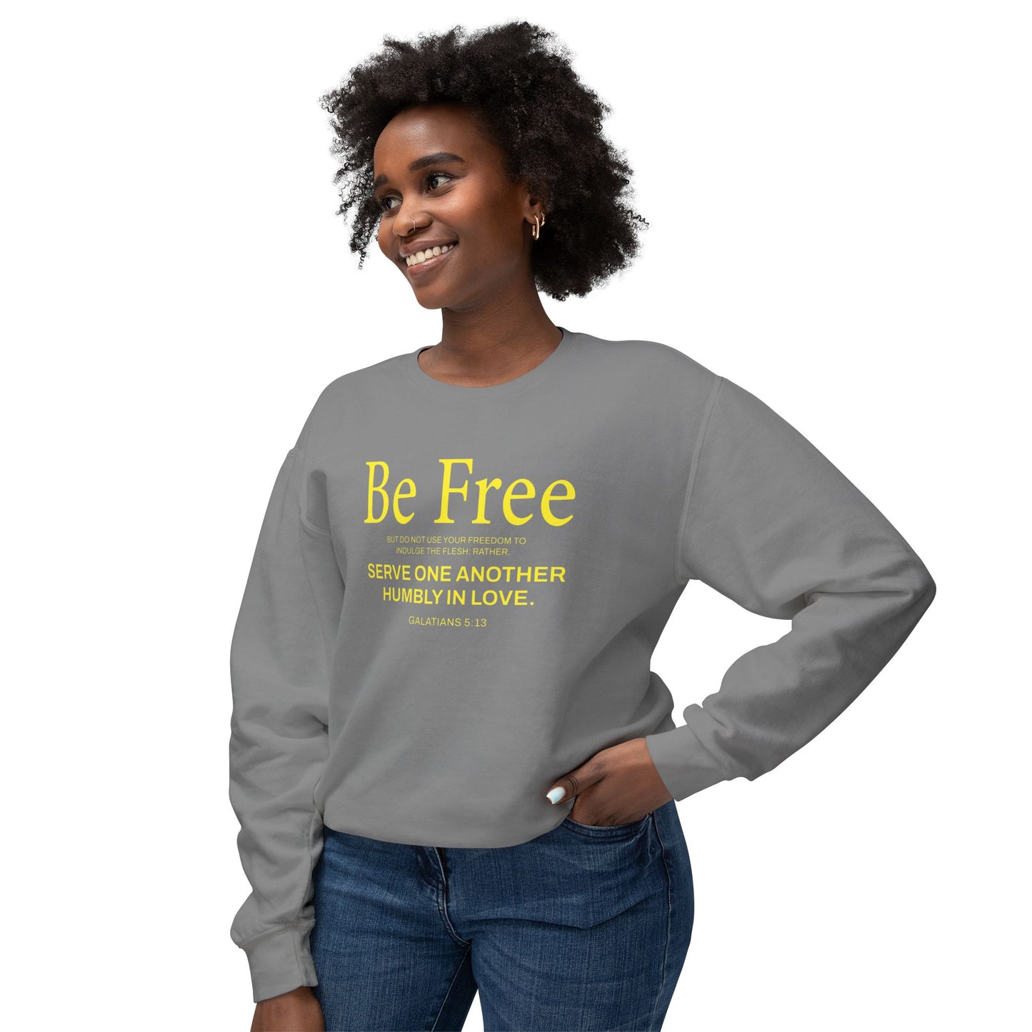 Be Free "Galatians 5:13" YELLOW