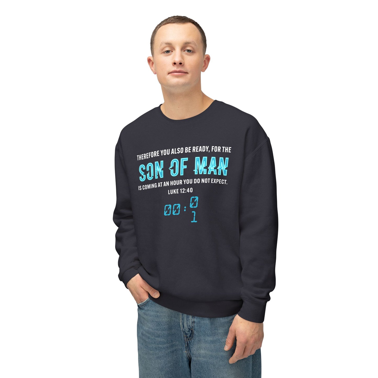 Son of Man is Coming Cotton T‑Shirt — Christian Faith Graphic Sweatshirt