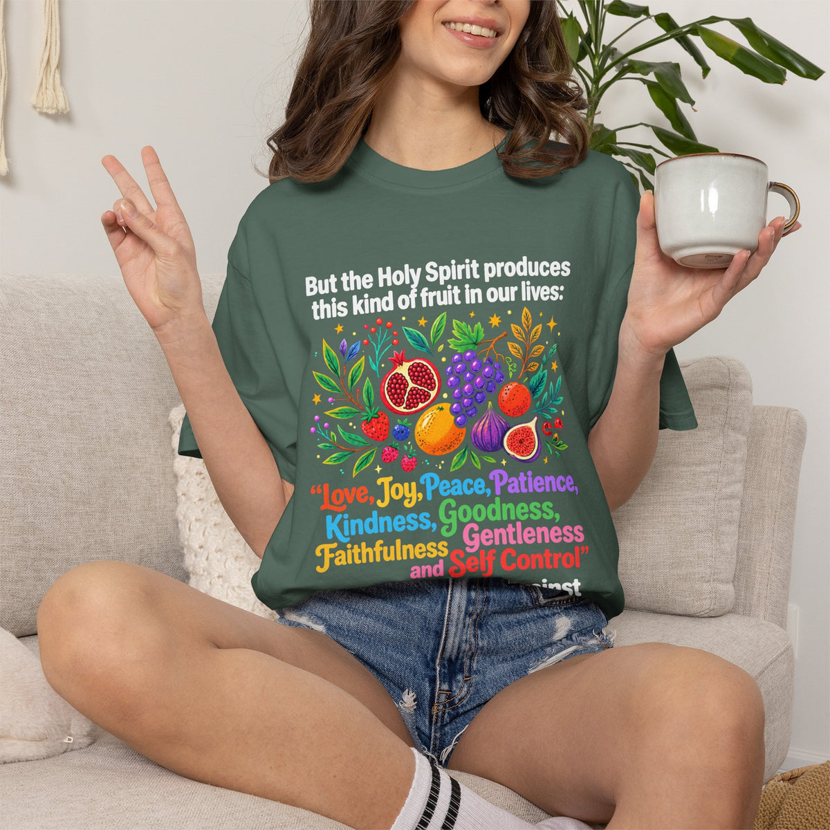 Fruit of the Spirit T‑Shirt — Galatians 5:22‑23 Christian Faith Tee