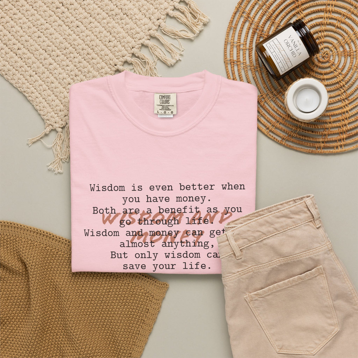 Biblical Wisdom T-Shirt — "Wisdom & Truth" Ecclesiastes 7:11 Scripture Tee