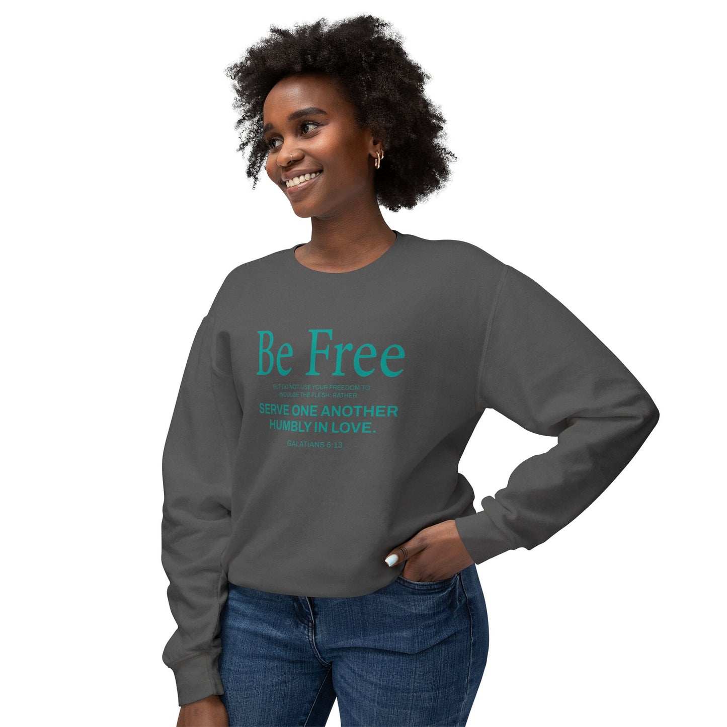 Free "Galatians 5:13" Teal