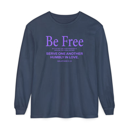 Be Free "Galatians 5:13" PURPLE