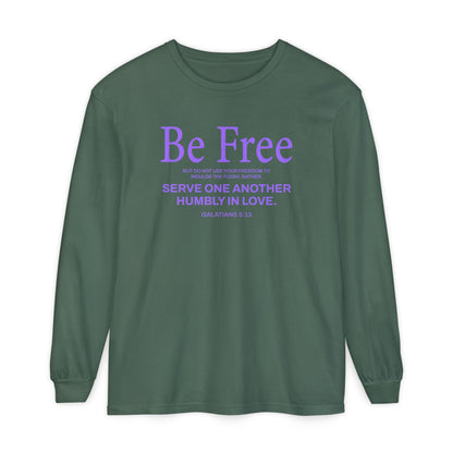 Be Free "Galatians 5:13" PURPLE