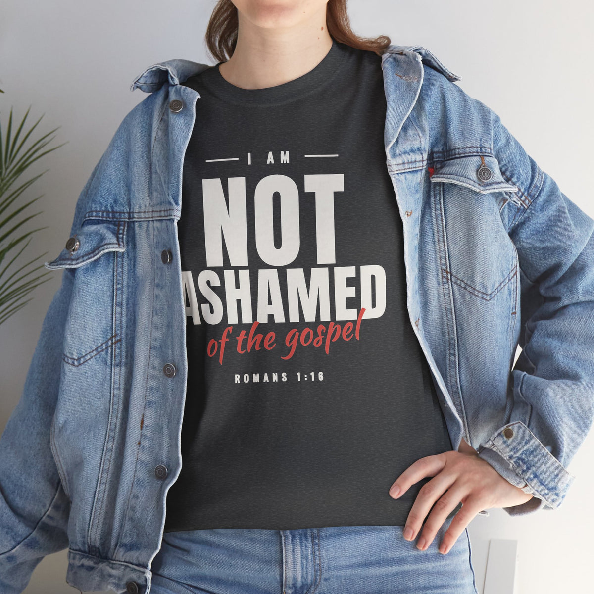I Am Not Ashamed of the Gospel Faithful Christian T-Shirt