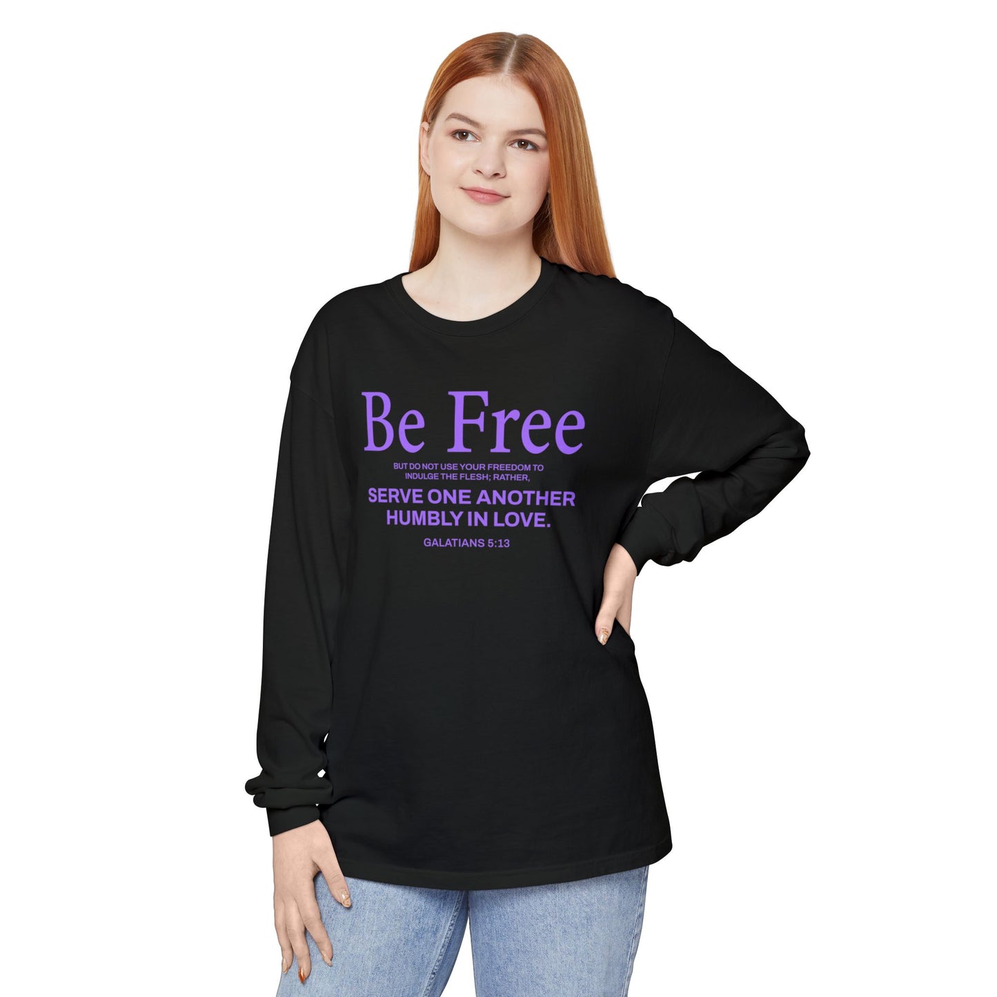 Be Free "Galatians 5:13" PURPLE