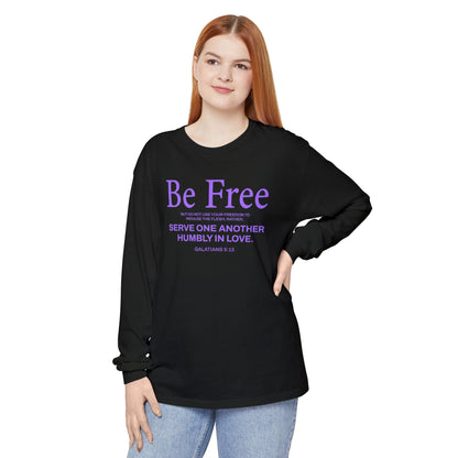 Be Free "Galatians 5:13" PURPLE