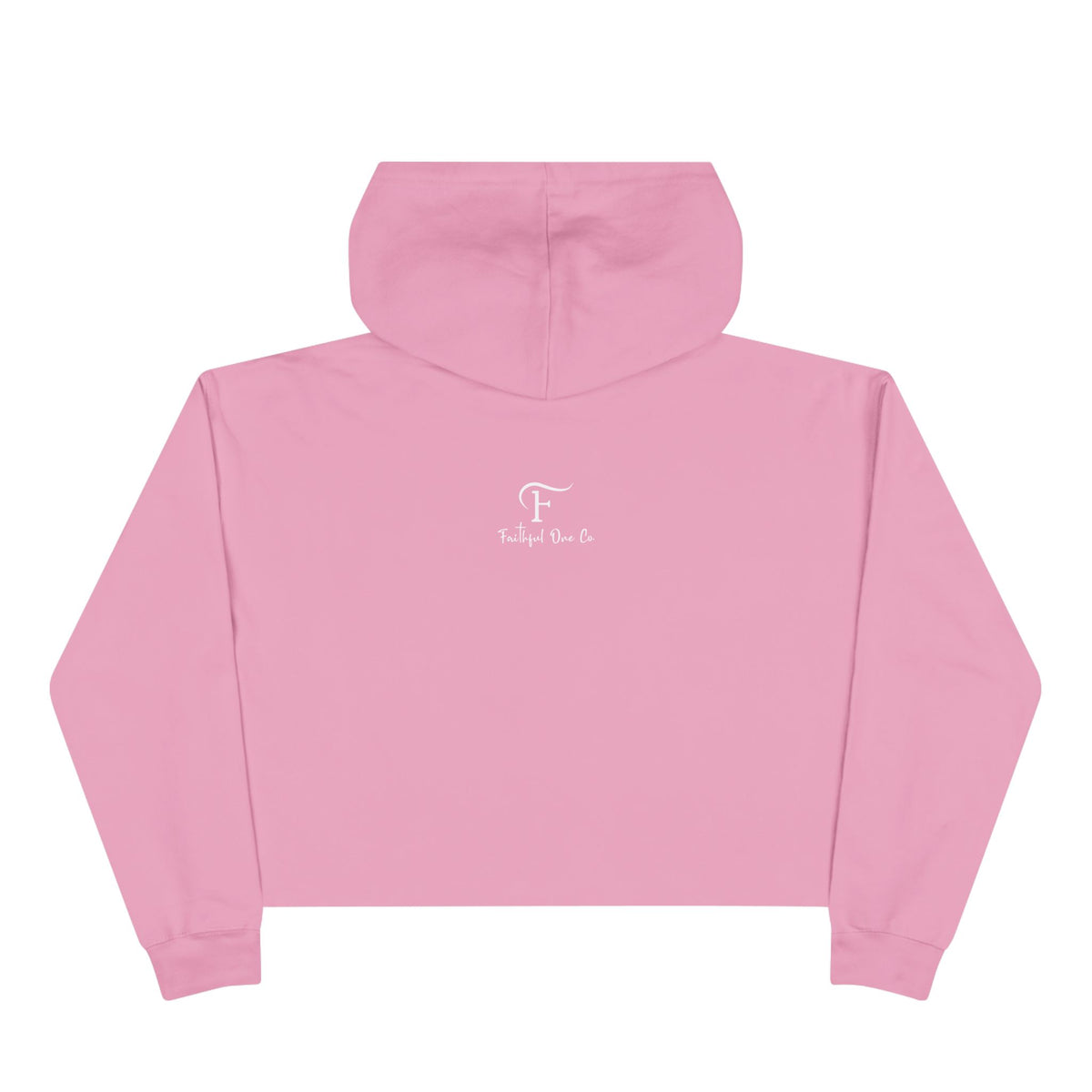 Crop Hoodie — "Vence el mal haciendo el bien" Spanish Inspiring Crop Hoodie