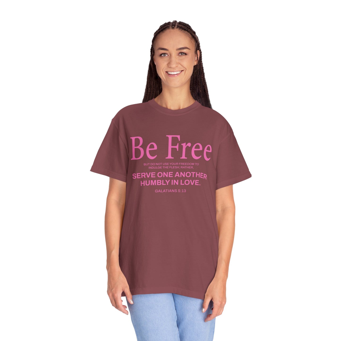 Be Free "Galatians 5:13" Pink