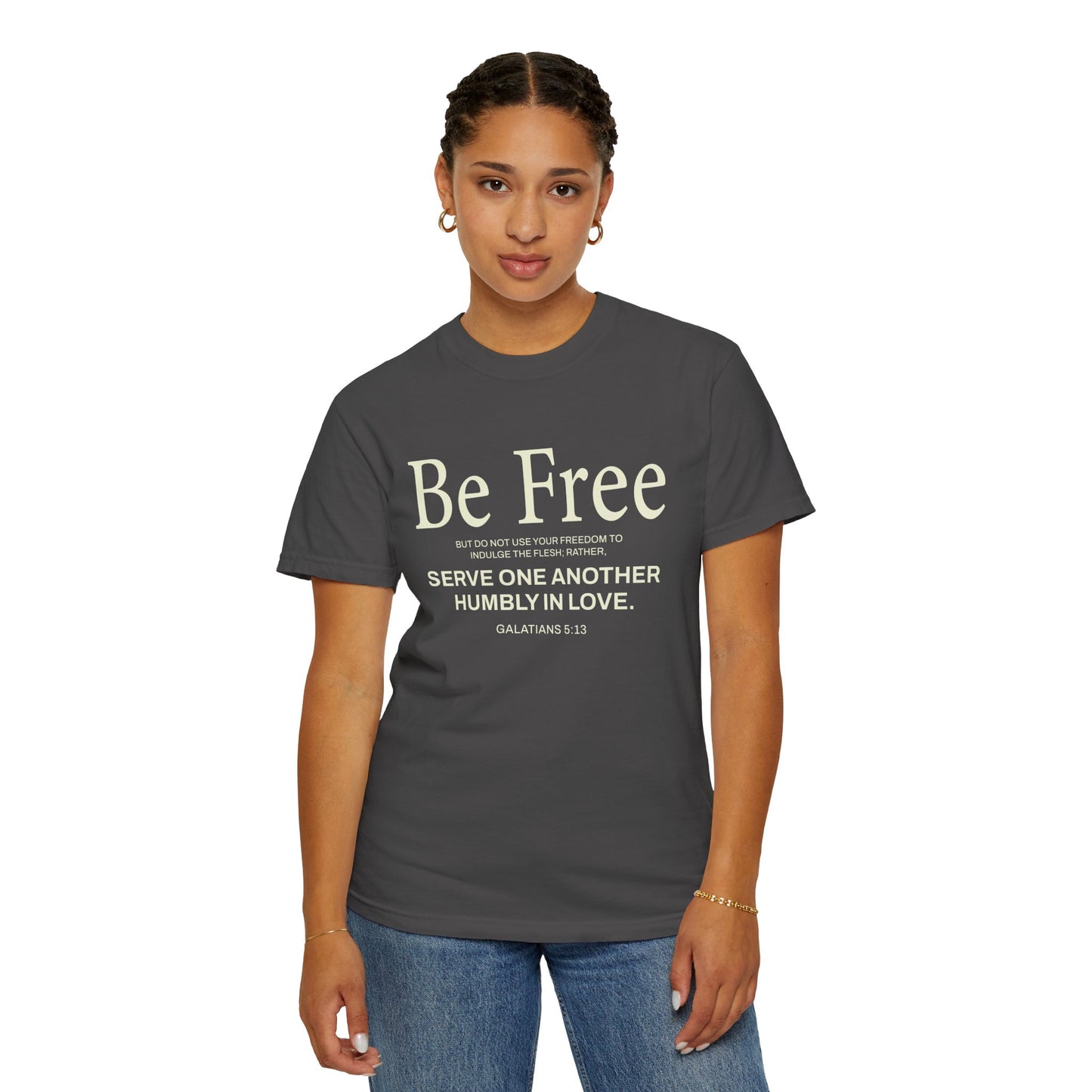 Be Free "Galatians 5:13" Beige