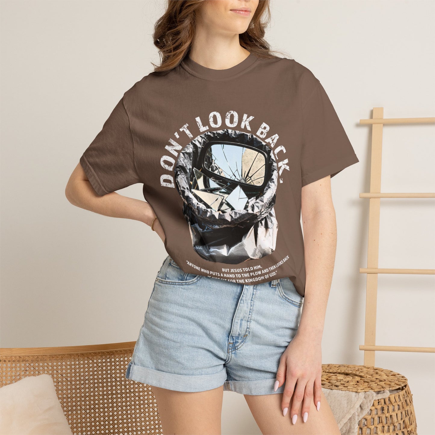 Don't Look Back Luke 9:62 T-Shirt — Inspirational Bible Verse Tee