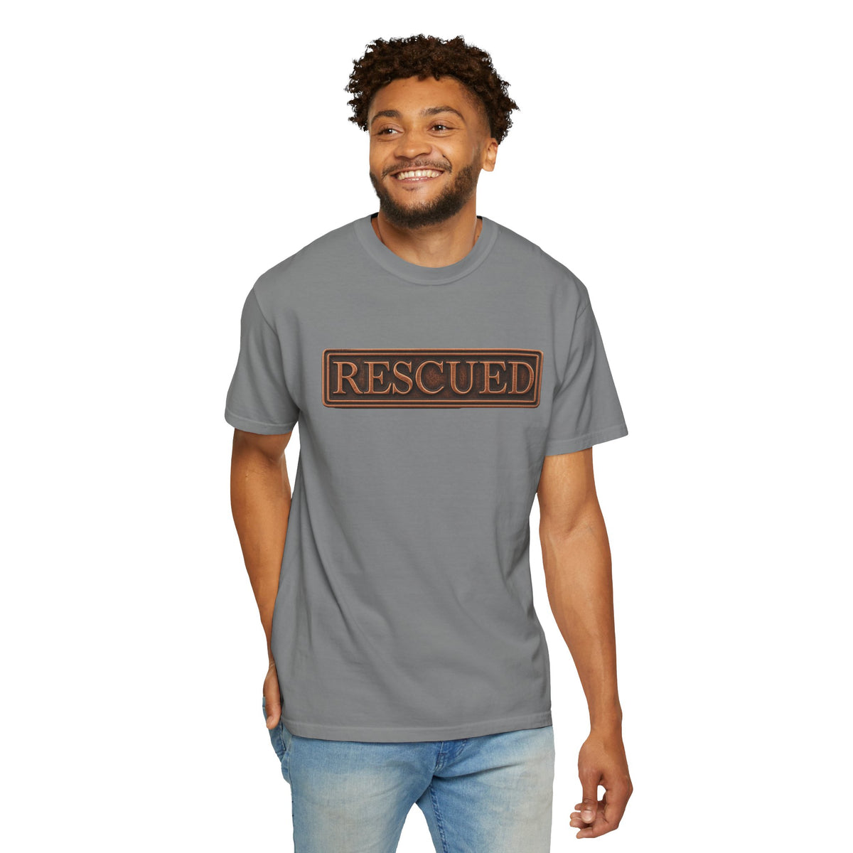 Rescued Colossians 1:13-14 Cotton T-Shirt