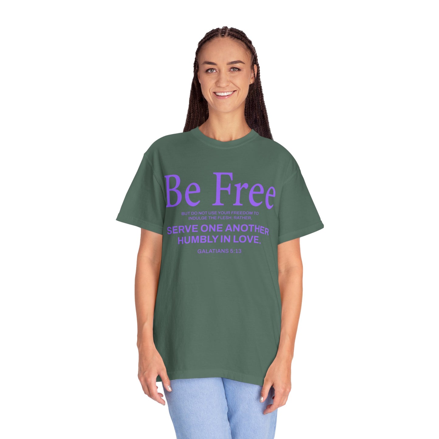 Be Free "Galatians 5:13" PURPLE