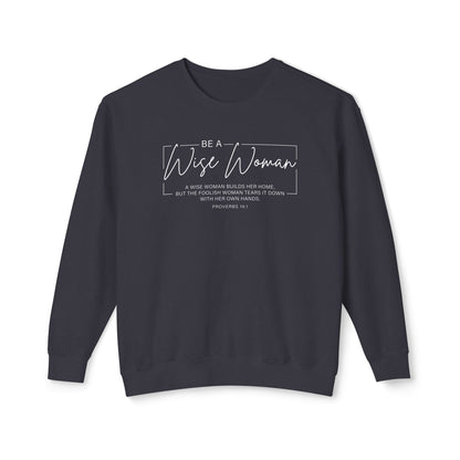 Wise Woman Proverbs 14:1 100% Cotton Long Sleeve T-Shirt — Christian Inspirational Tee
