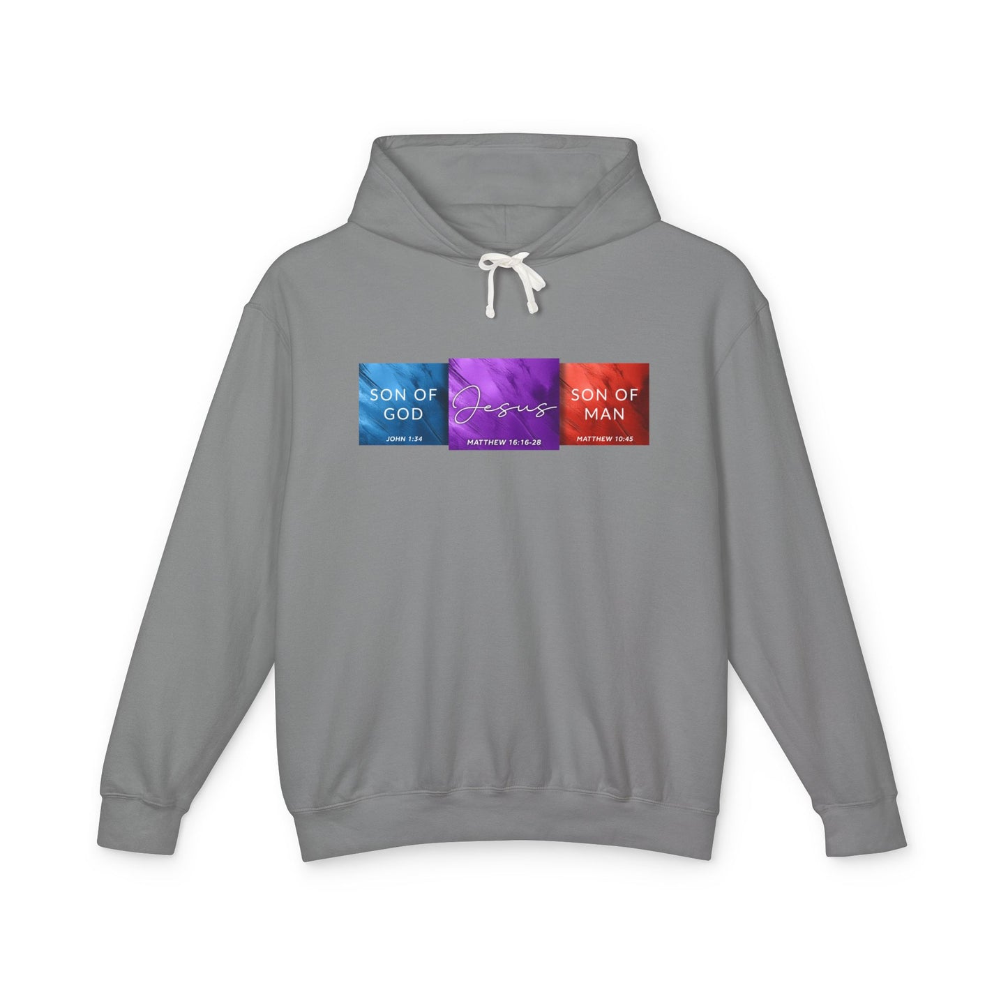 Son of Man Son of God Cotton T‑Shirt — Christian Faith Graphic  Hooded Sweatshirt