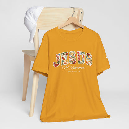Jesus Mi Redentor Floral Graphic Tee