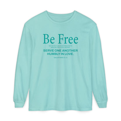 Be Free "Galatians 5:13" Teal