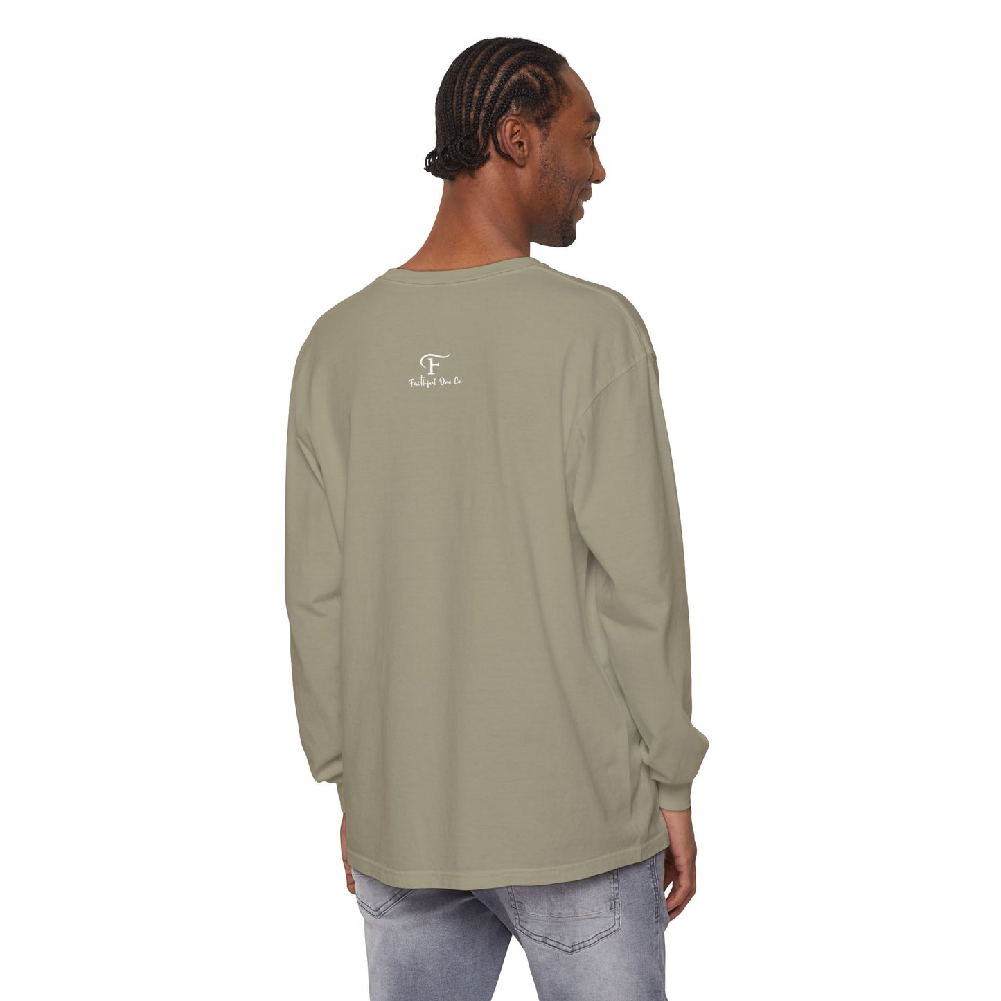 He Left the 99 Long Sleeve — Luke 15:4-7 Christian Crewneck