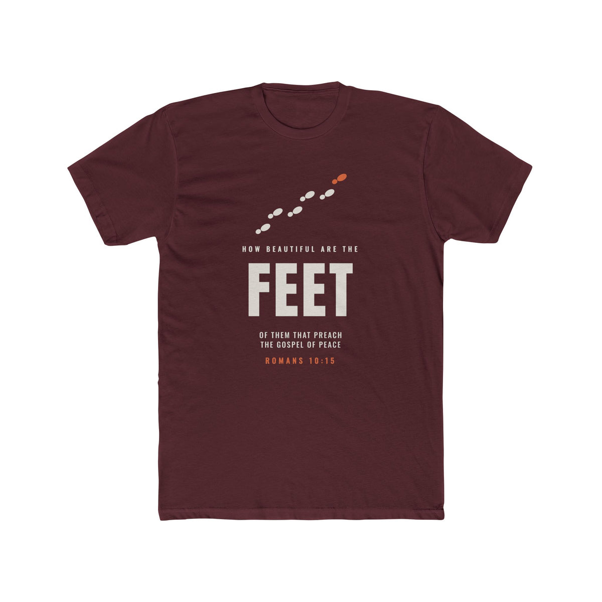 How Beautiful Are the Feet Faith-Inspired Christian T-Shirt