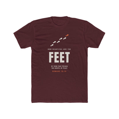 How Beautiful Are the Feet Faith-Inspired Christian T-Shirt