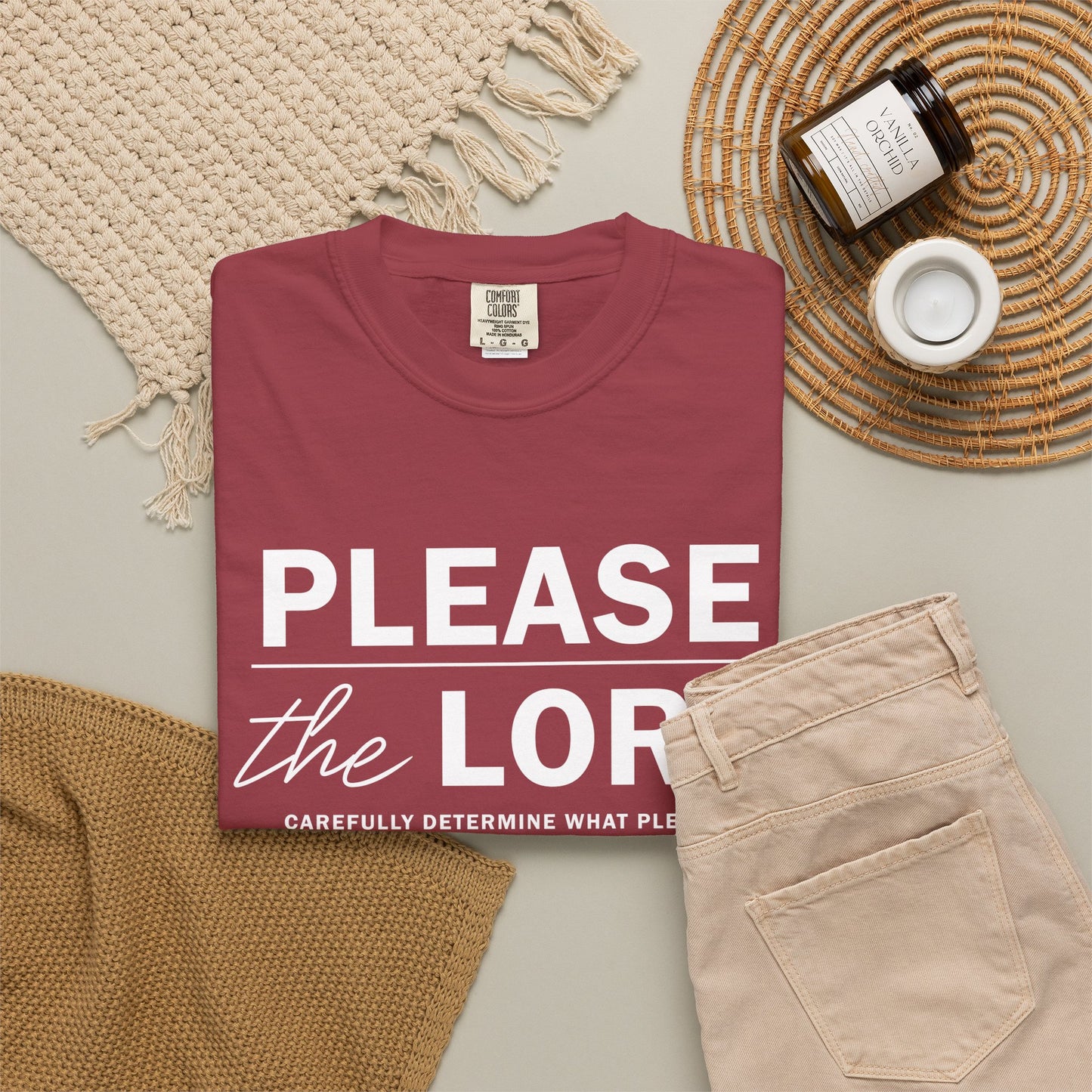 Please the Lord Ephesians 5:10 T-Shirt 100% Cotton T-Shirt