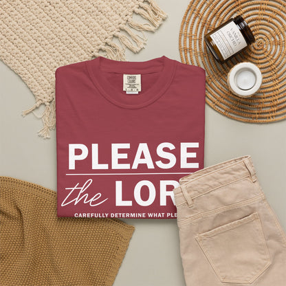 Please the Lord Ephesians 5:10 T-Shirt 100% Cotton T-Shirt