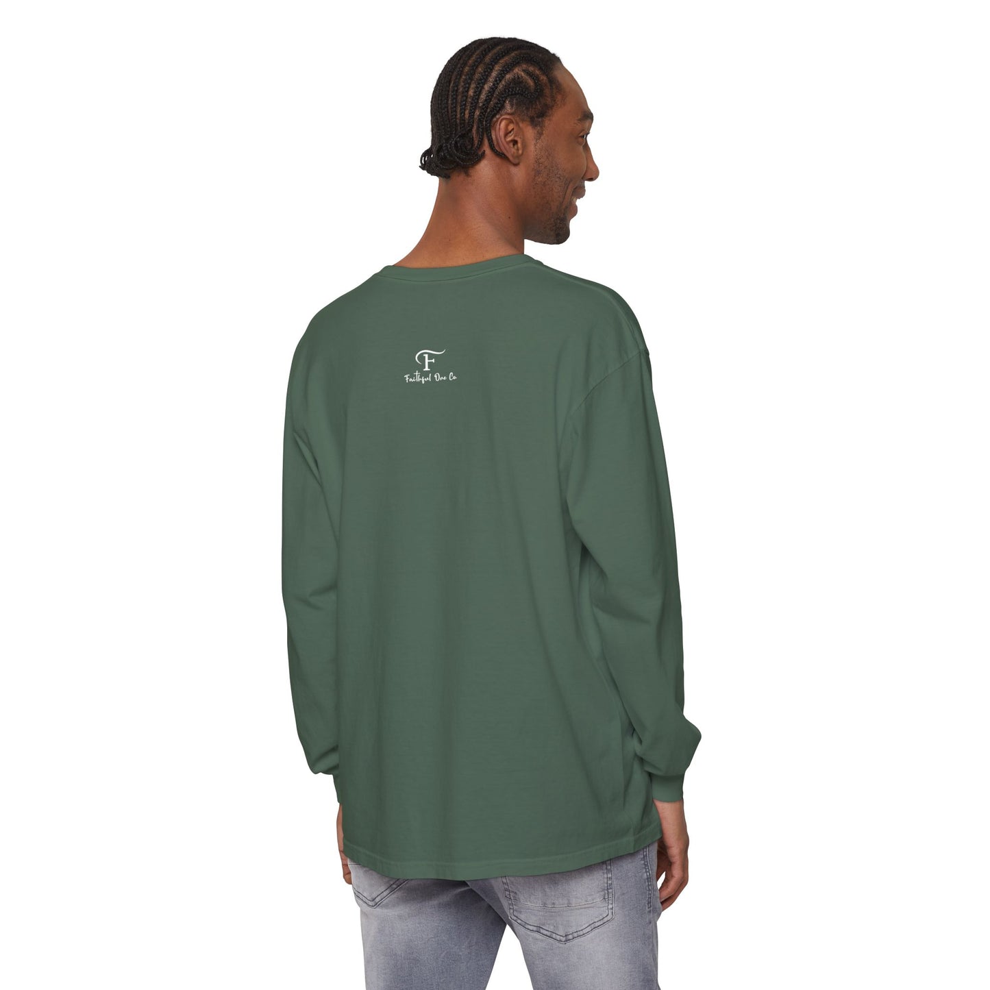 He Left the 99 Long Sleeve — Luke 15:4-7 Christian Crewneck