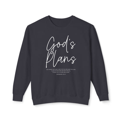 God's Plans Jeremiah 29:11 100% Cotton Sweatshirt