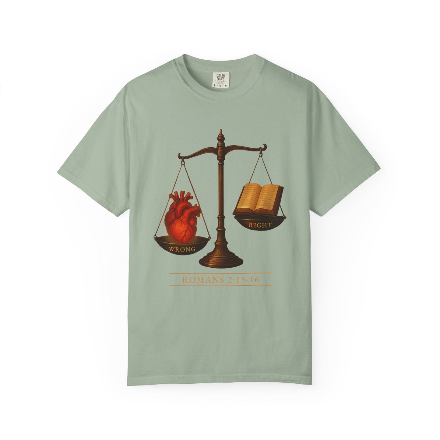 "Romans 2:15-16" 100% Cotton T-Shirt