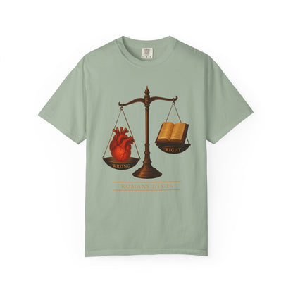"Romans 2:15-16" 100% Cotton T-Shirt