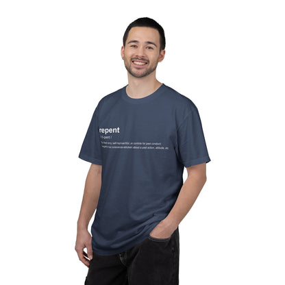 Repent Definition T-Shirt — 100% Cotton Garment-Dyed