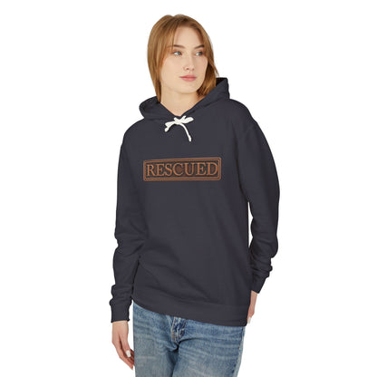 Rescued Colossians 1:13 Cotton Hoodie — Bible Verse Inspirational Hooded Sweatshirt