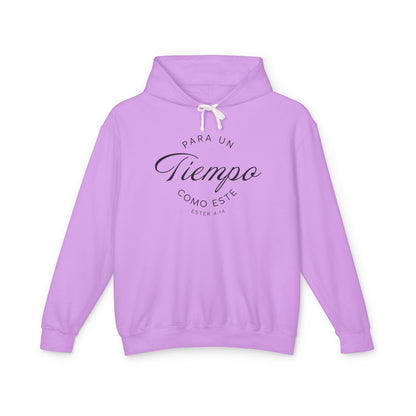 Para un Tiempo Como Este Ester 4:14 100% Cotton Hoodie Sweat-Shirt — Spanish Wise Woman Bible Verse